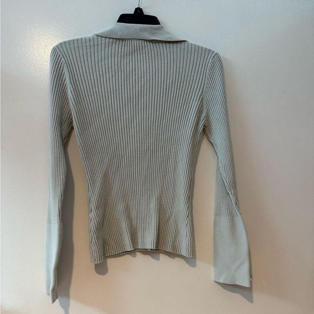 Toccin Mixed Rib Henley Sweater - Picture 6 of 6